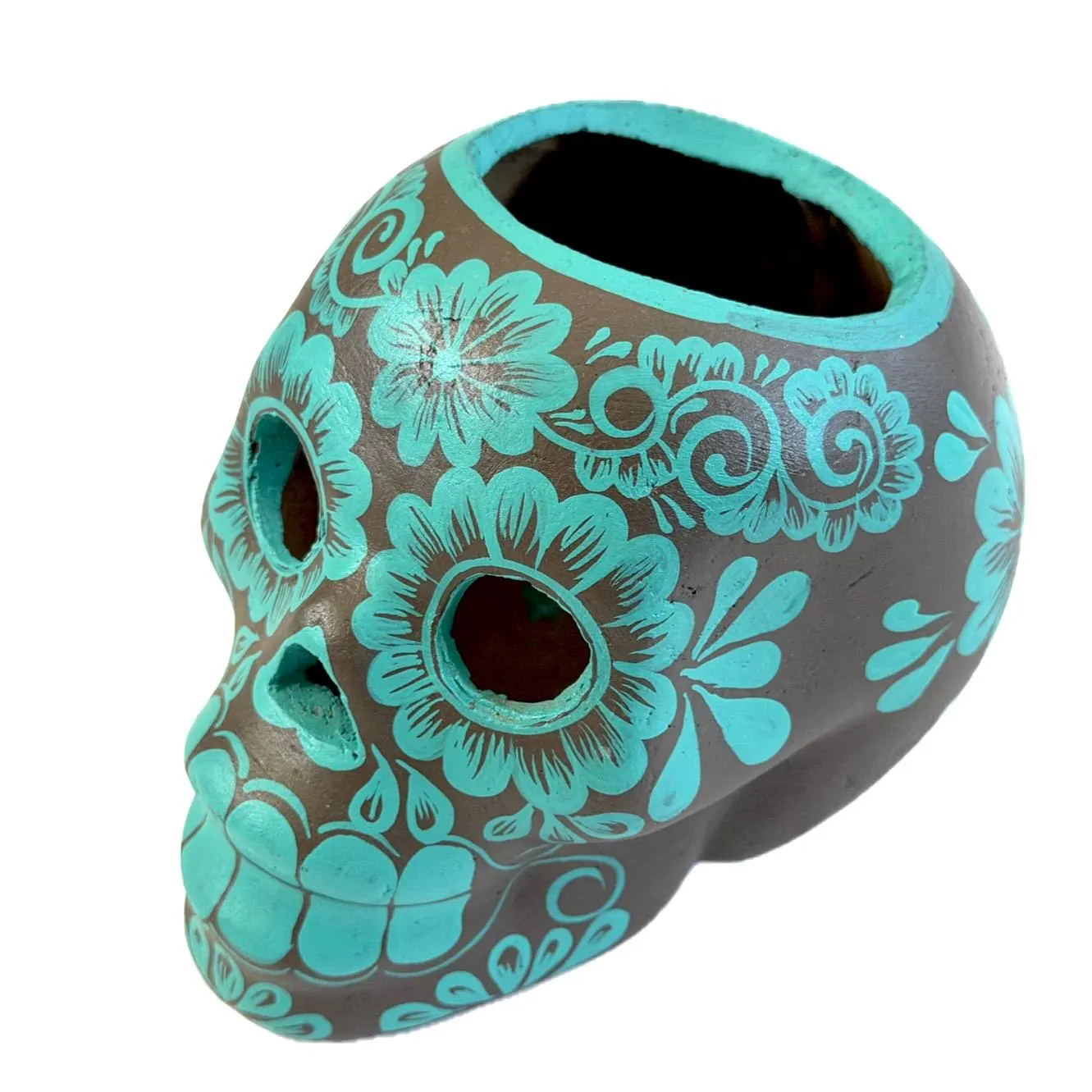 XL Ceramic Skull Bicolor