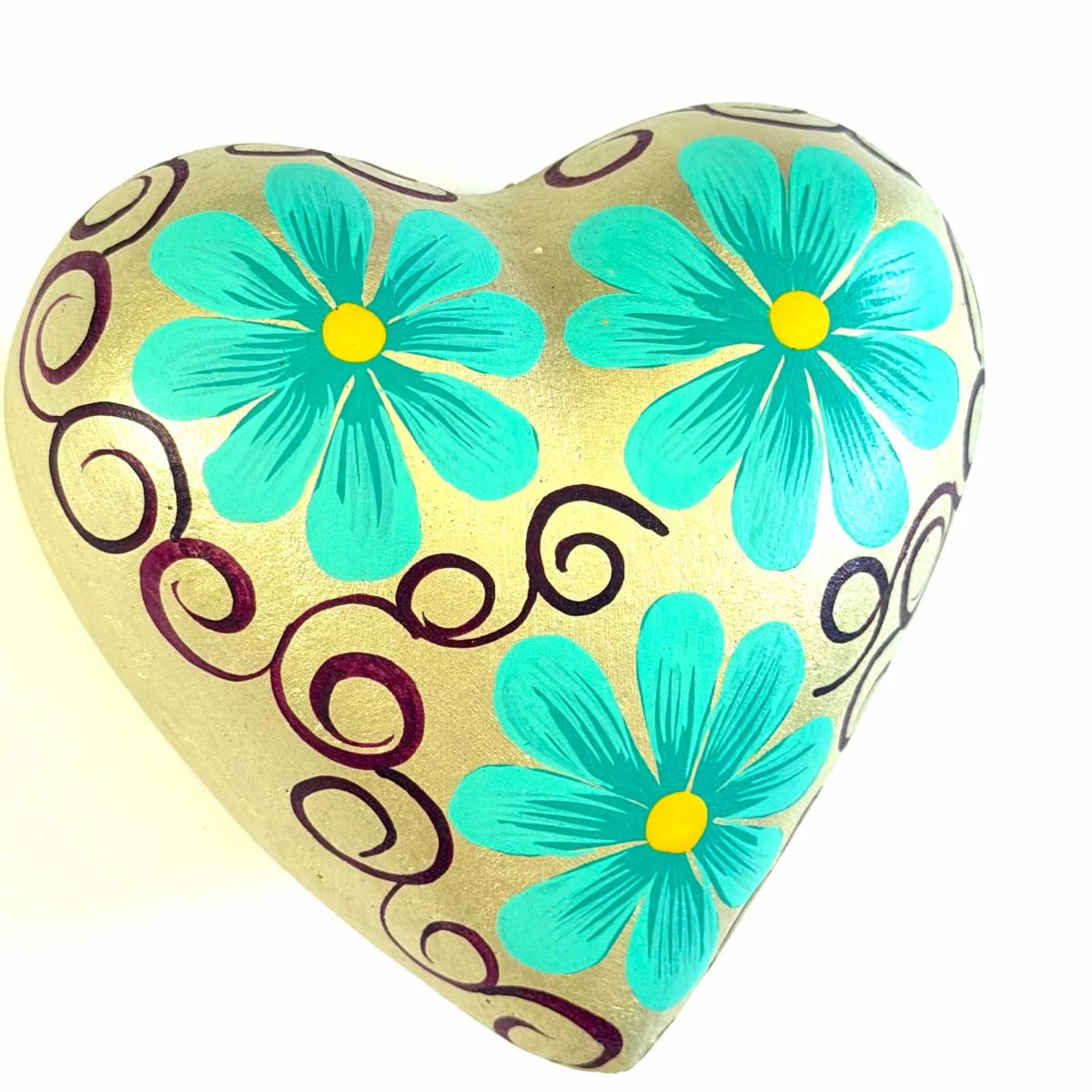 Ceramic Heart Wall Art, Boho Gifts