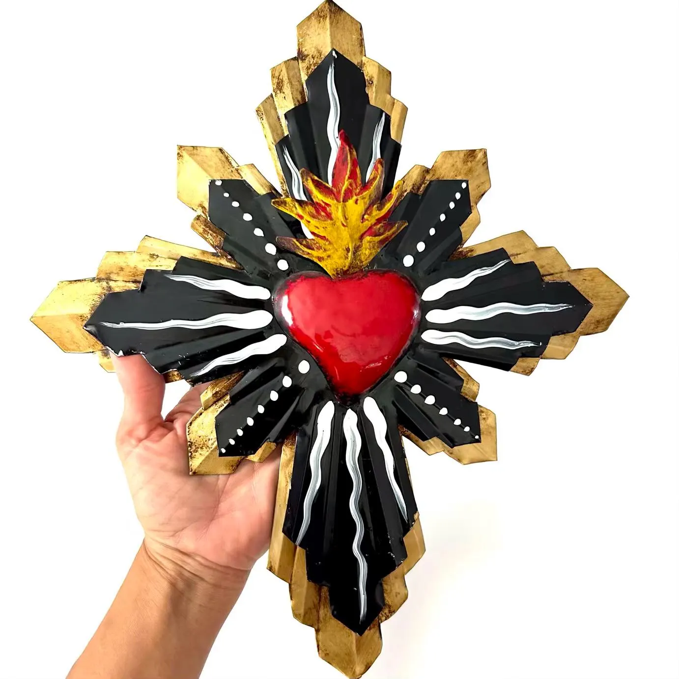 Cruz Rayos Black&Gold