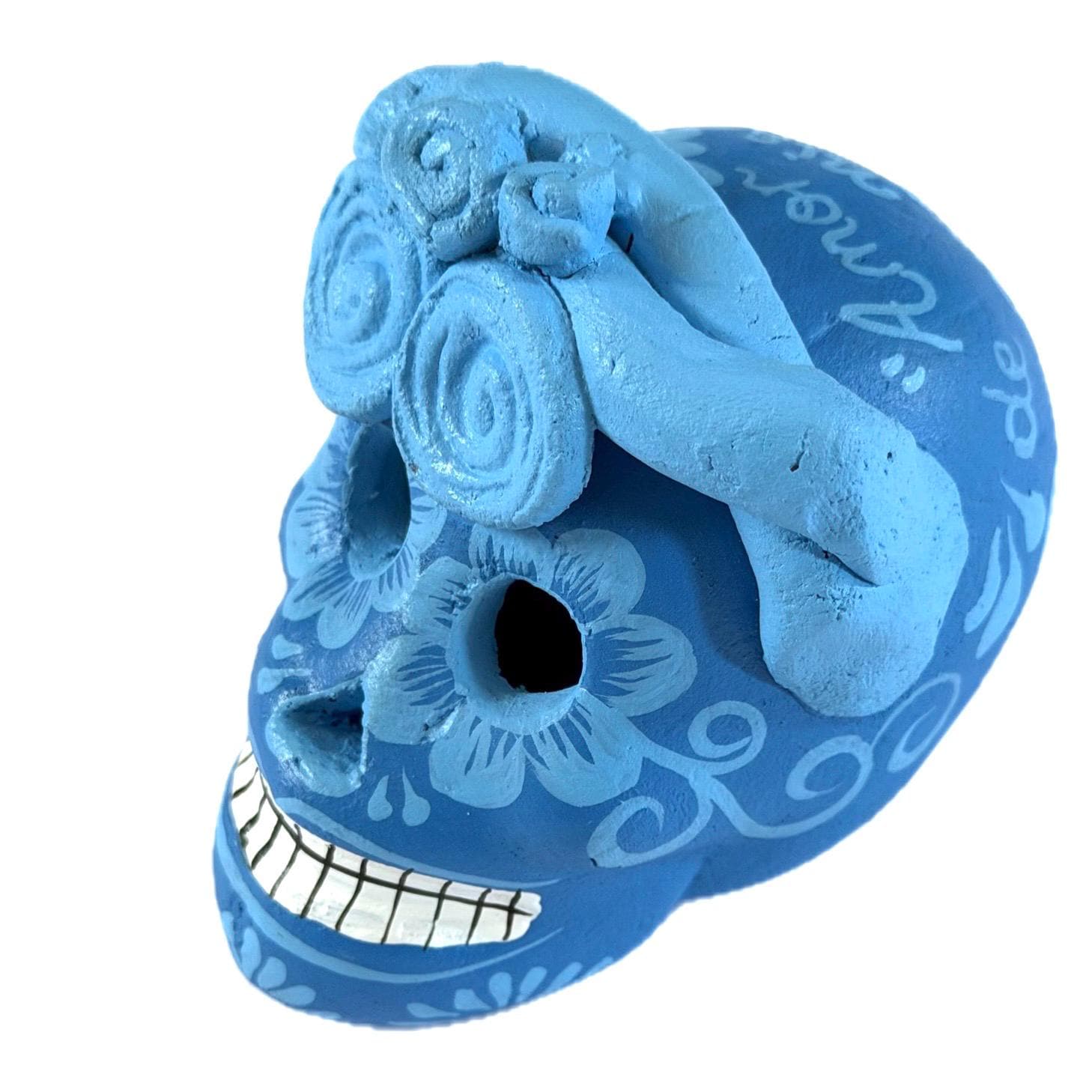 Small Frida Ceramic Skull Calavera