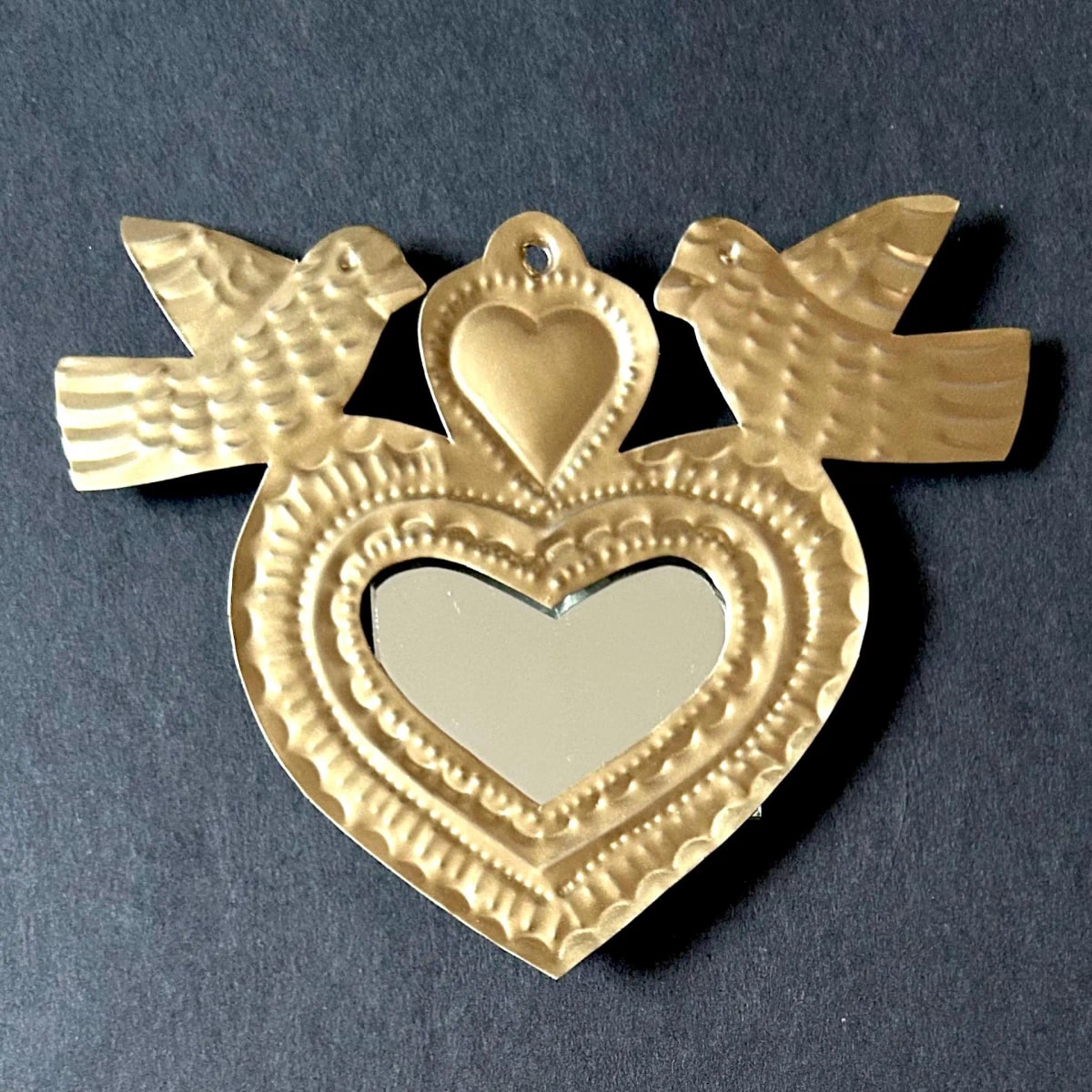 Small Gold Mirror