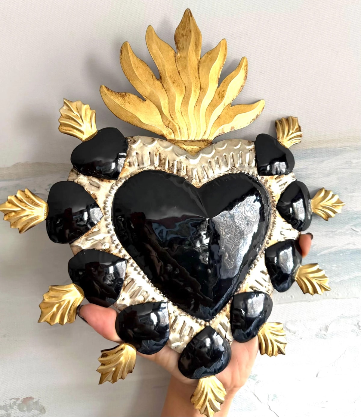Corazones 11"x 12"