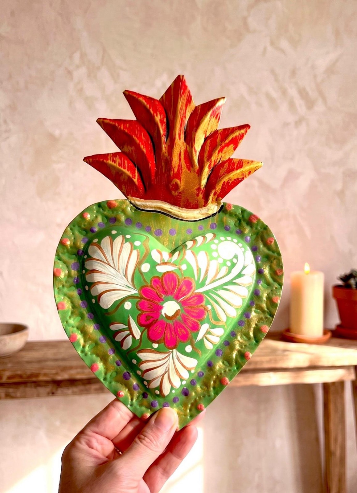 Decorado Flor 9.5"