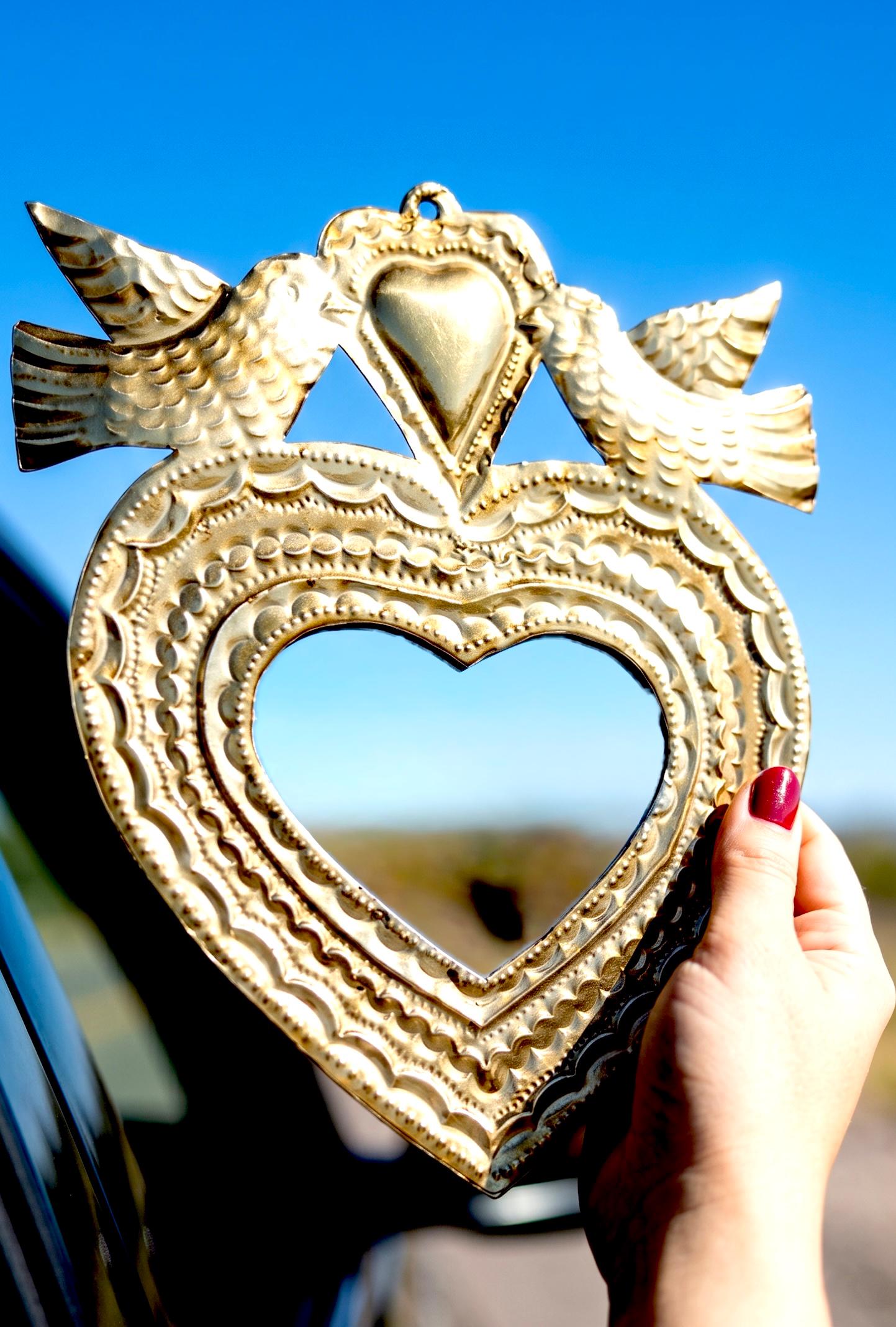 Large Vintage Mirror Lata