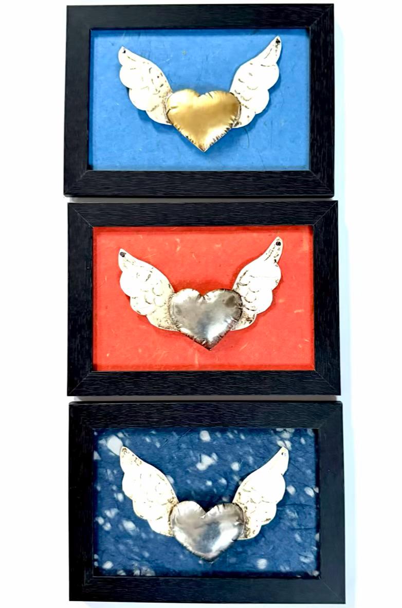 Framed Gold San 7"x 5"