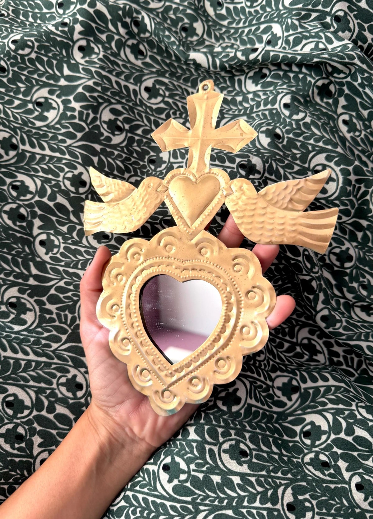 Tin Gold Mirror